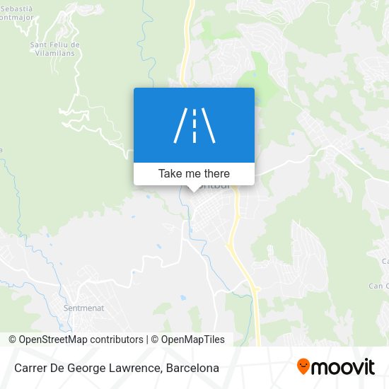 Carrer De George Lawrence map