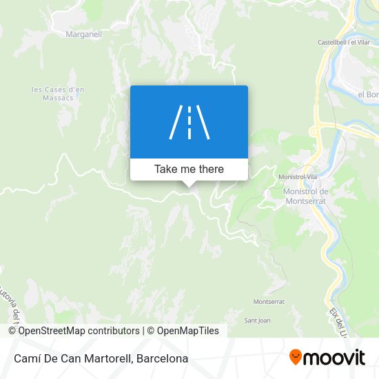 Camí De Can Martorell map