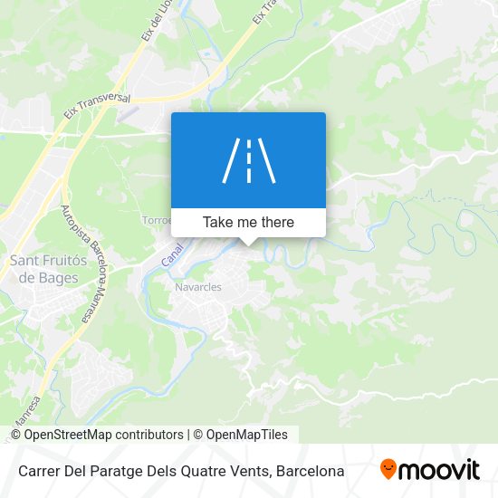Carrer Del Paratge Dels Quatre Vents map