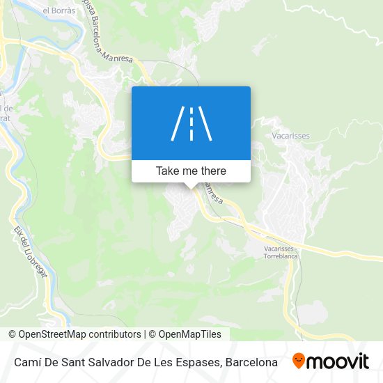 Camí De Sant Salvador De Les Espases map