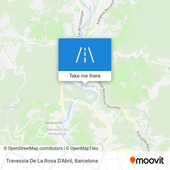 Travessia De La Rosa D'Abril map