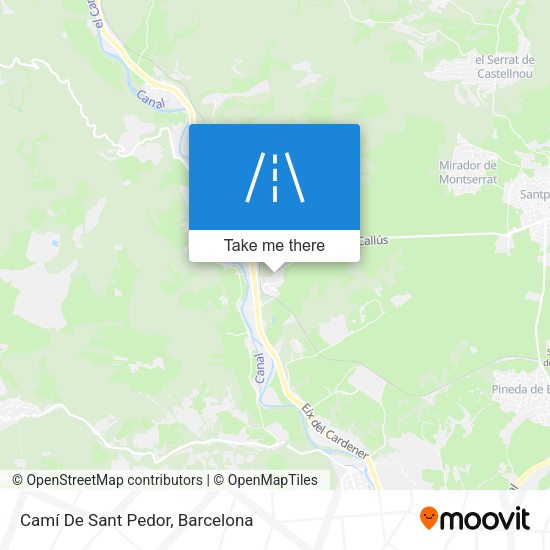 Camí De Sant Pedor map