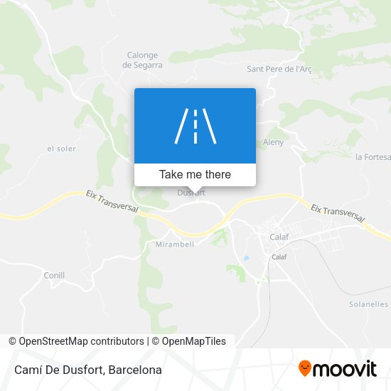 Camí De Dusfort map