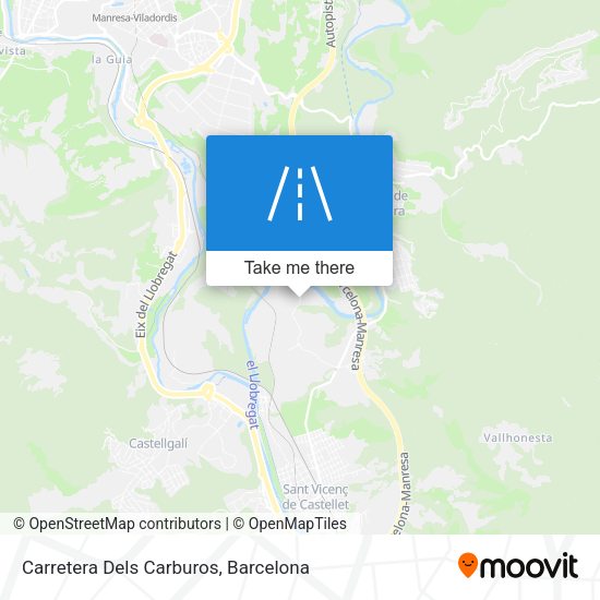Carretera Dels Carburos map