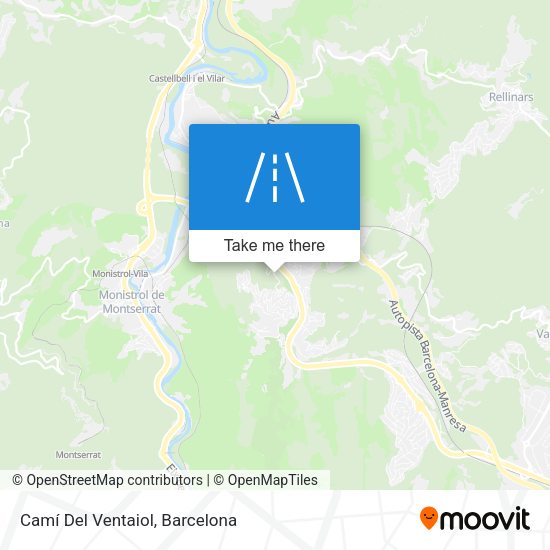 Camí Del Ventaiol map