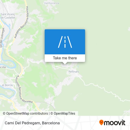 Camí Del Pedregam map