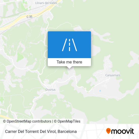 Carrer Del Torrent Del Virol map