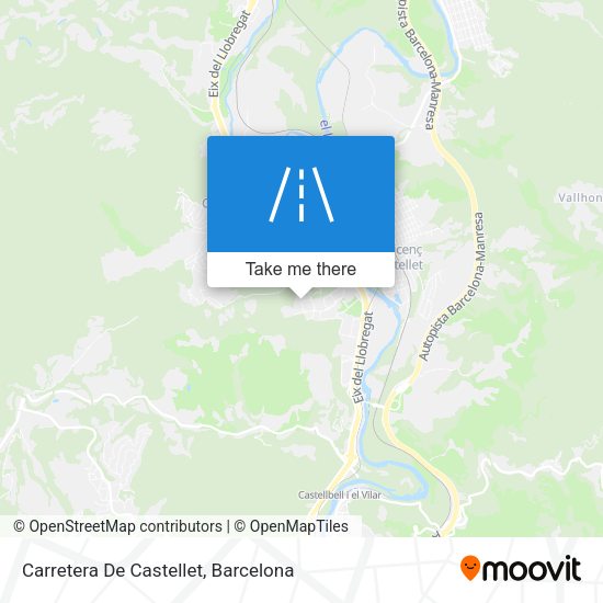 Carretera De Castellet map