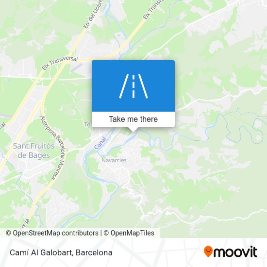 Camí Al Galobart map