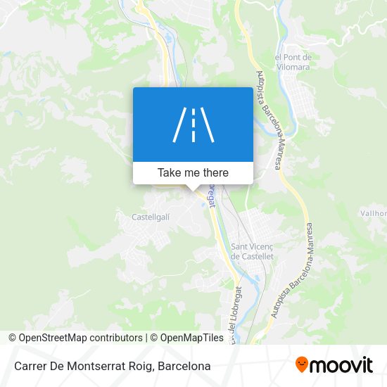 Carrer De Montserrat Roig map