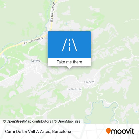 Camí De La Vall A Artés map