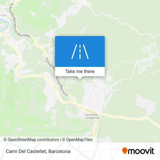 Camí Del Castellet map