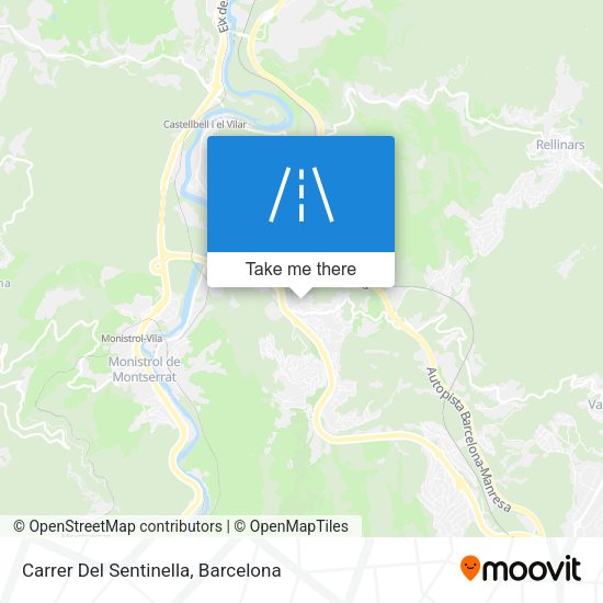 Carrer Del Sentinella map