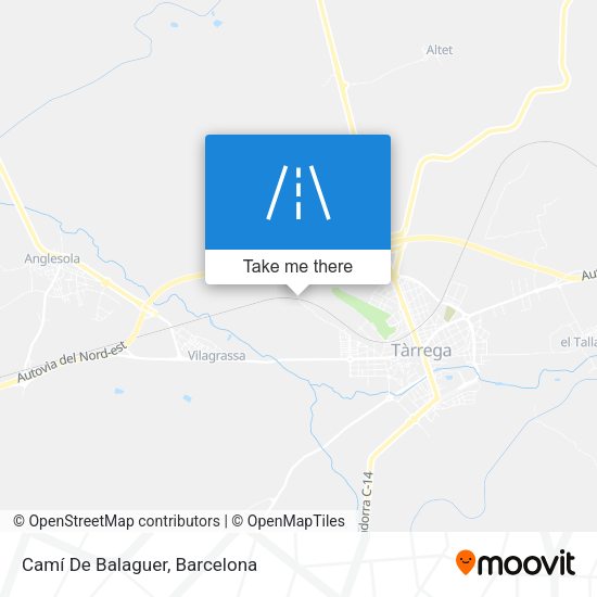 Camí De Balaguer map