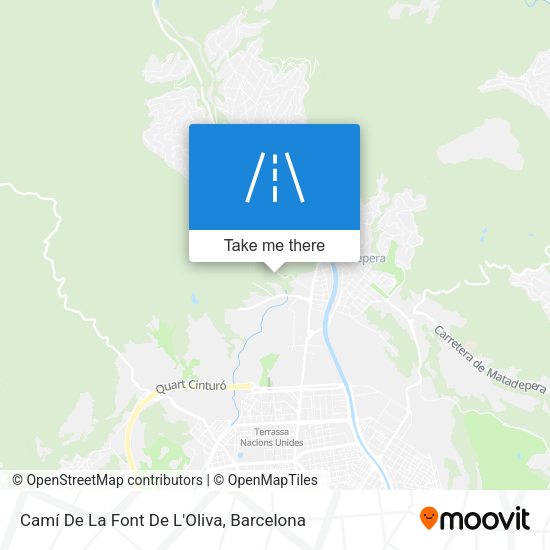 Camí De La Font De L'Oliva map