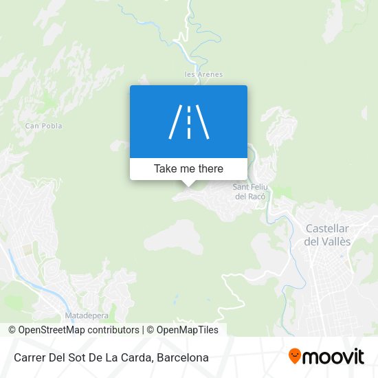 Carrer Del Sot De La Carda map
