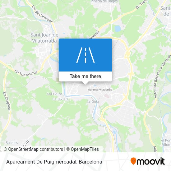 Aparcament De Puigmercadal map