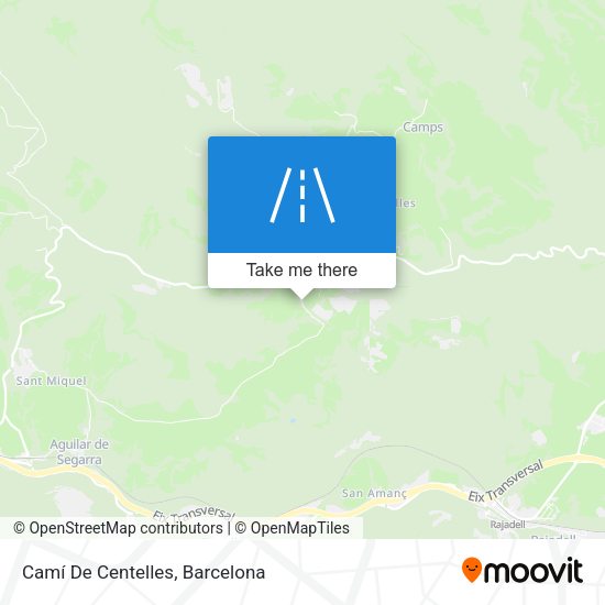 Camí De Centelles map
