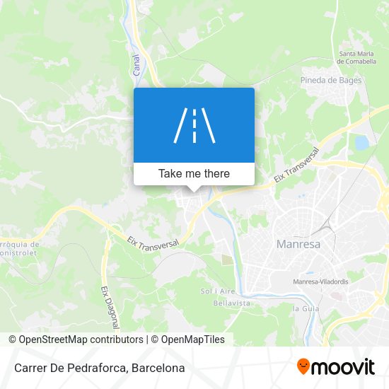 Carrer De Pedraforca map