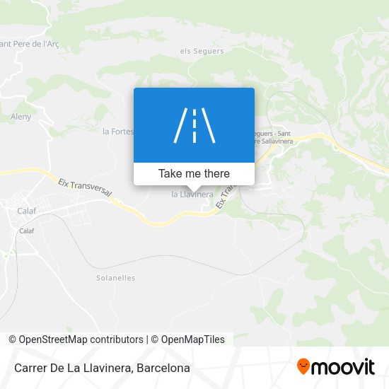 Carrer De La Llavinera map