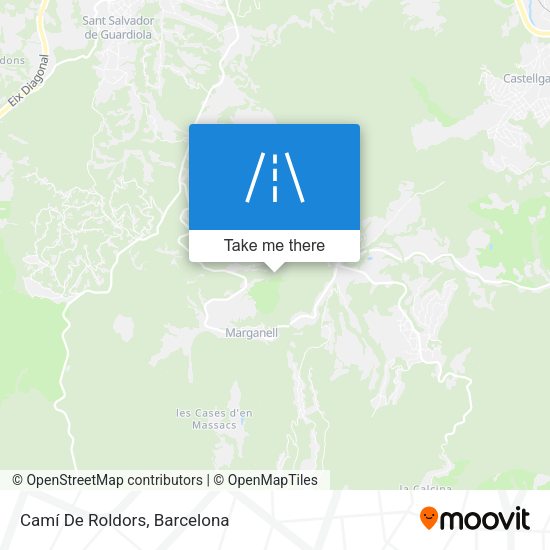Camí De Roldors map