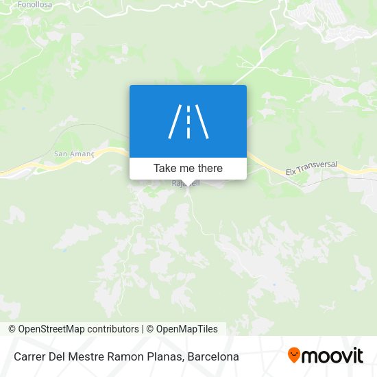 Carrer Del Mestre Ramon Planas map
