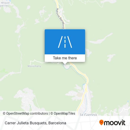 Carrer Julieta Busquets map