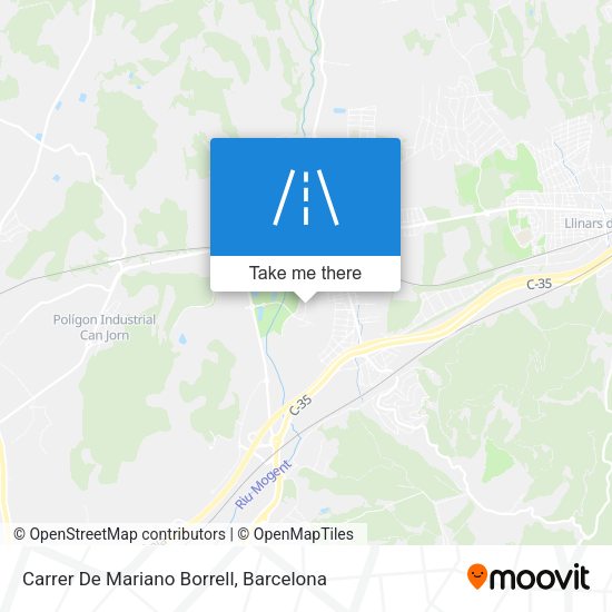 Carrer De Mariano Borrell map