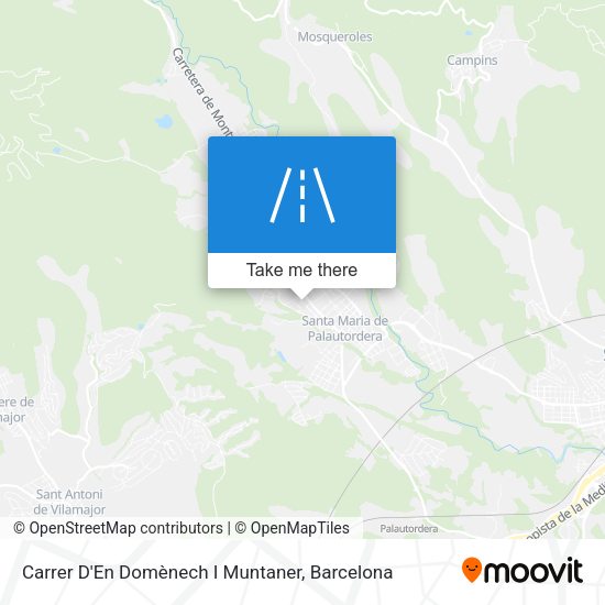 Carrer D'En Domènech I Muntaner map