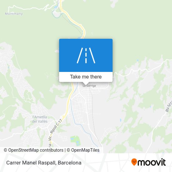 Carrer Manel Raspall map