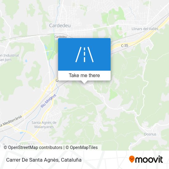 Carrer De Santa Agnès map