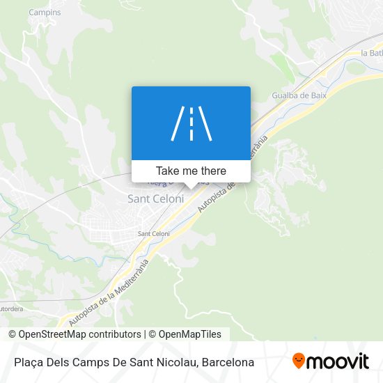 Plaça Dels Camps De Sant Nicolau map