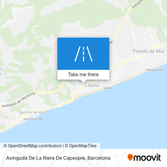 Avinguda De La Riera De Capespre map