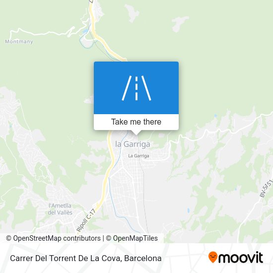 Carrer Del Torrent De La Cova map