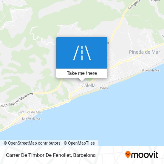 Carrer De Timbor De Fenollet map