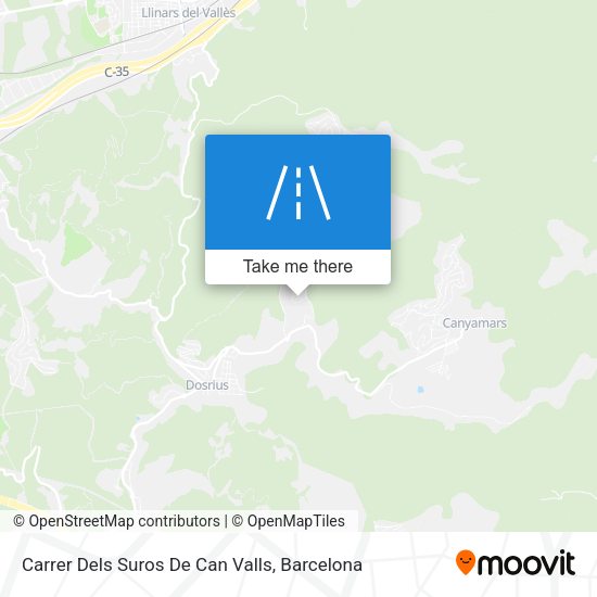 Carrer Dels Suros De Can Valls map