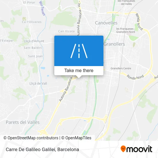 Carre De Galileo Galilei map