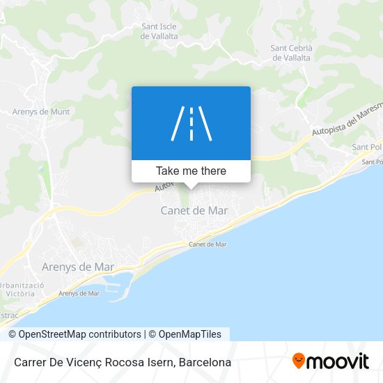 Carrer De Vicenç Rocosa Isern map