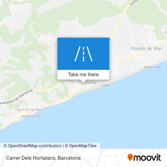 Carrer Dels Hortalans map