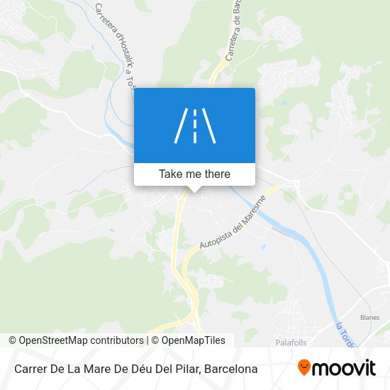 Carrer De La Mare De Déu Del Pilar map