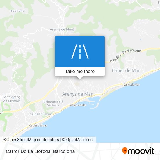 Carrer De La Lloreda map