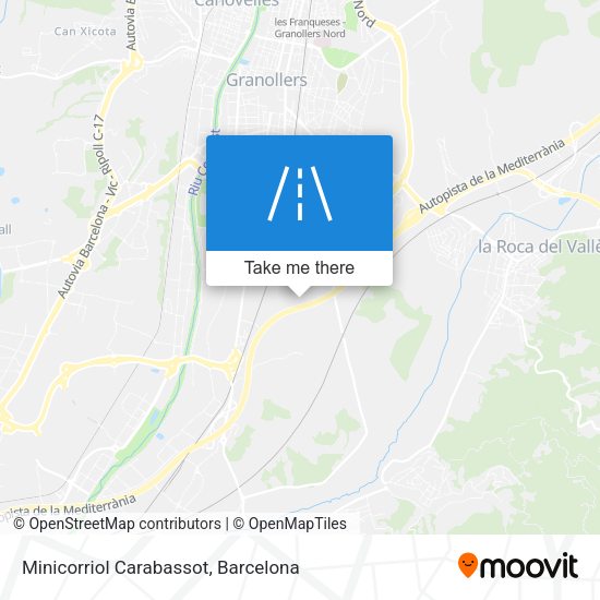 Minicorriol Carabassot map
