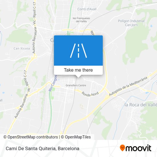 Camí De Santa Quiteria map