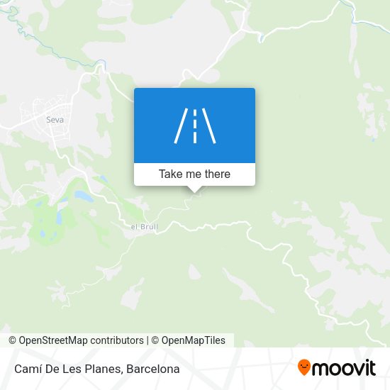 Camí De Les Planes map
