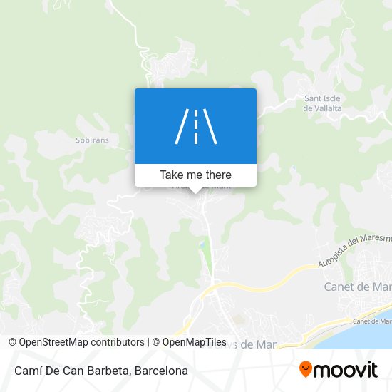 Camí De Can Barbeta map