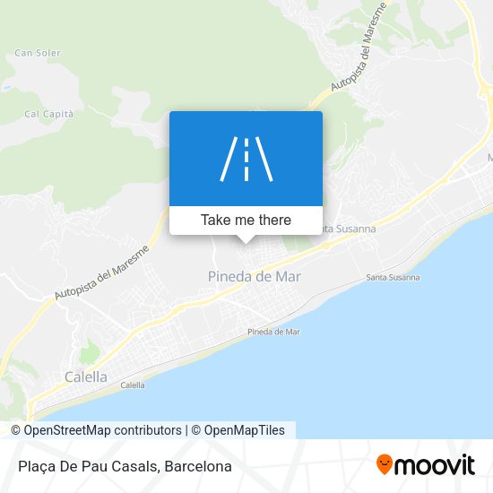 Plaça De Pau Casals map