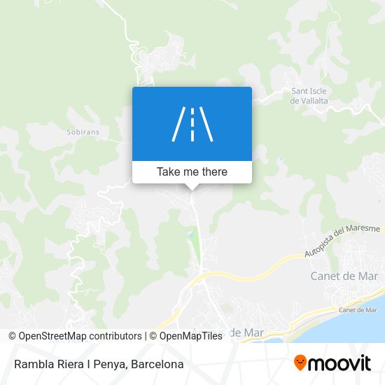 Rambla Riera I Penya map
