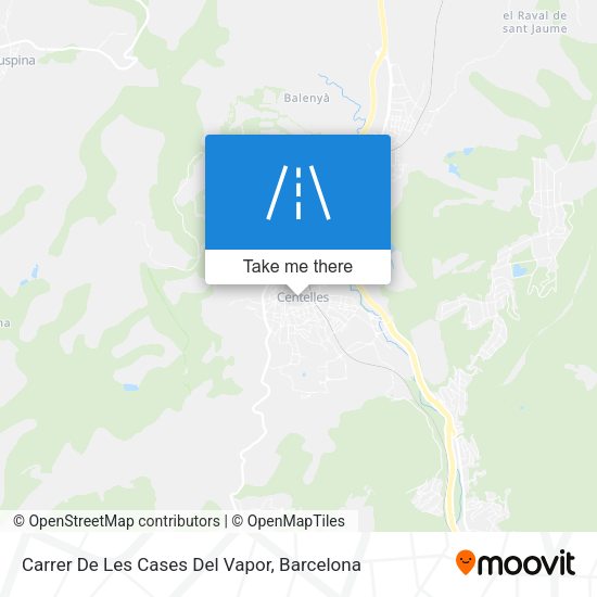 Carrer De Les Cases Del Vapor map