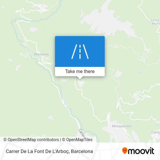 Carrer De La Font De L'Arboç map