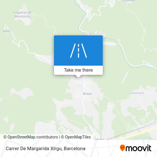 Carrer De Margarida Xirgu map